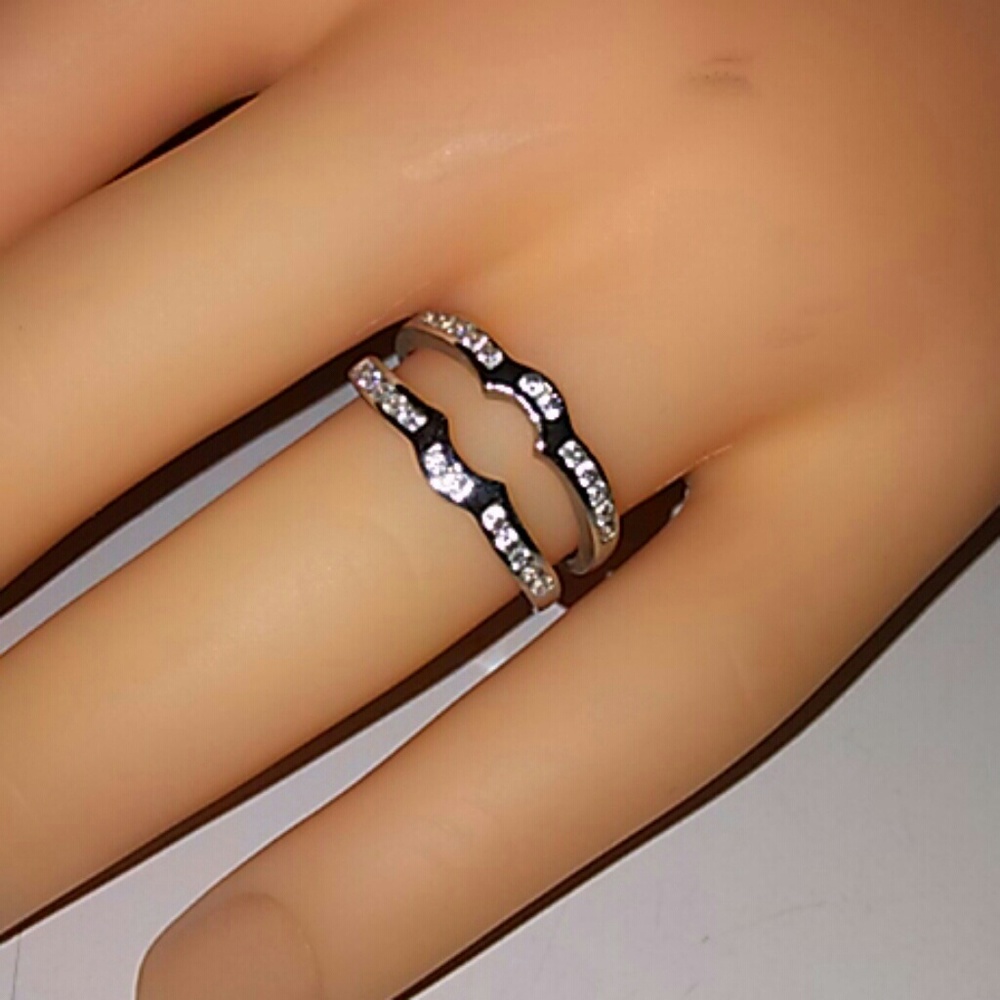Sterling Silver Removable. Ring With Zirconia - image 6